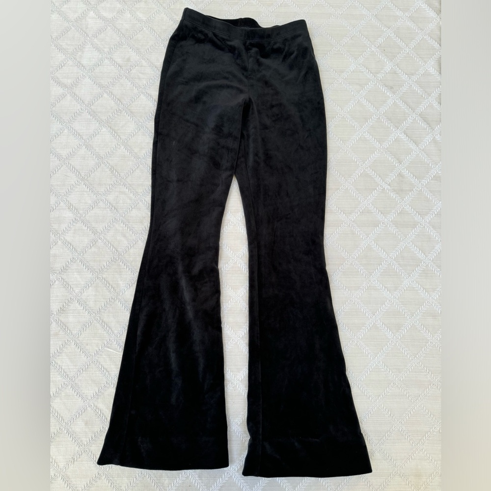 FOREVER21 Velour jumpsuit black sweatpants